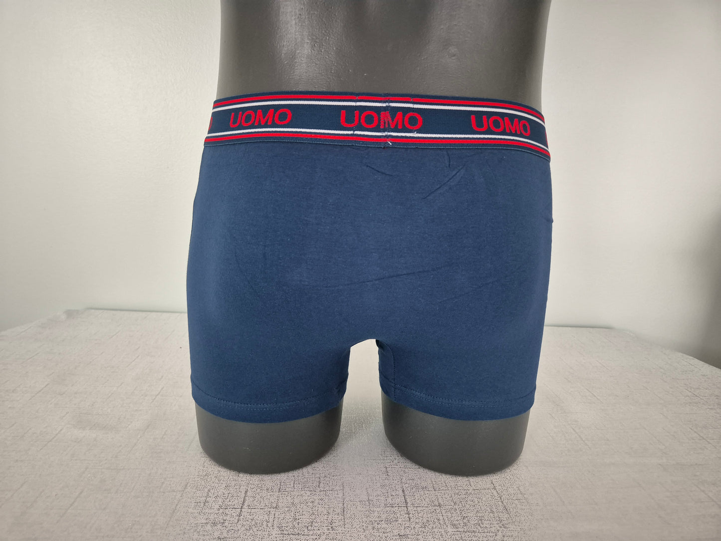 Boxer Homme JULES Bleu motif Rouge 1805 (FY)