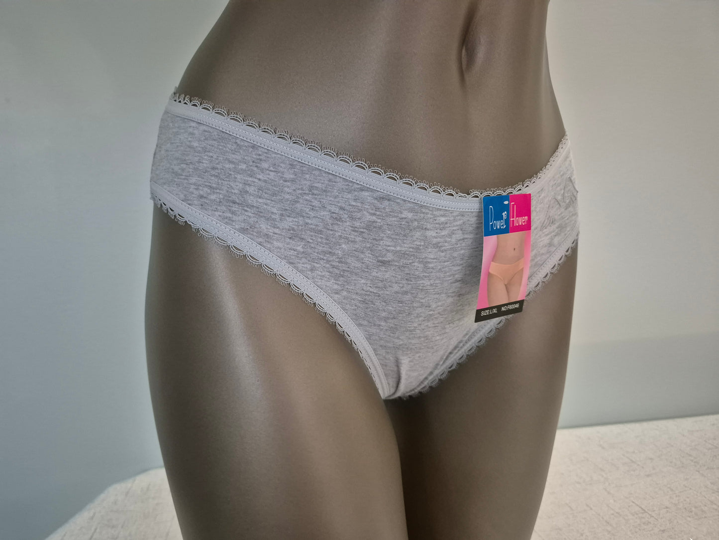 Slip en Coton CLARA 60046 Gris (FY)
