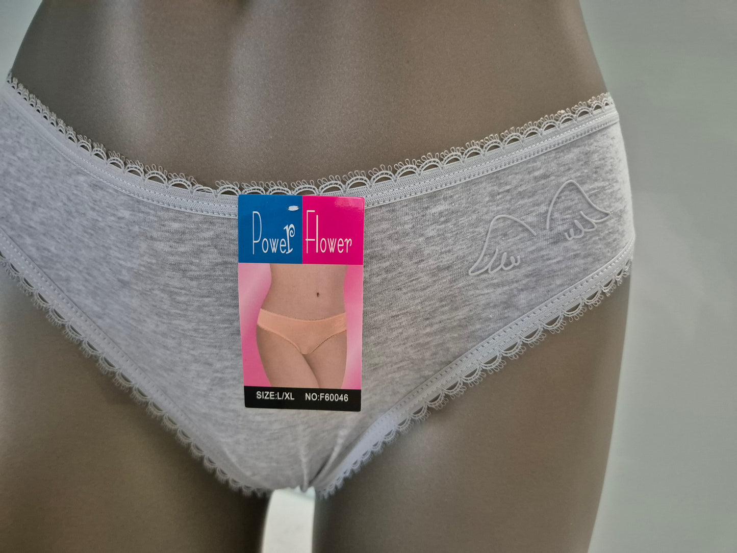 Slip en Coton CLARA 60046 Gris (FY)