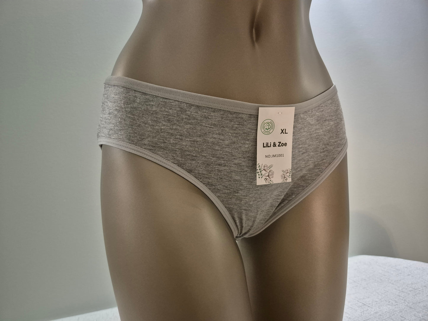Slip en Coton VALENTINE 1001 Gris (LZ)