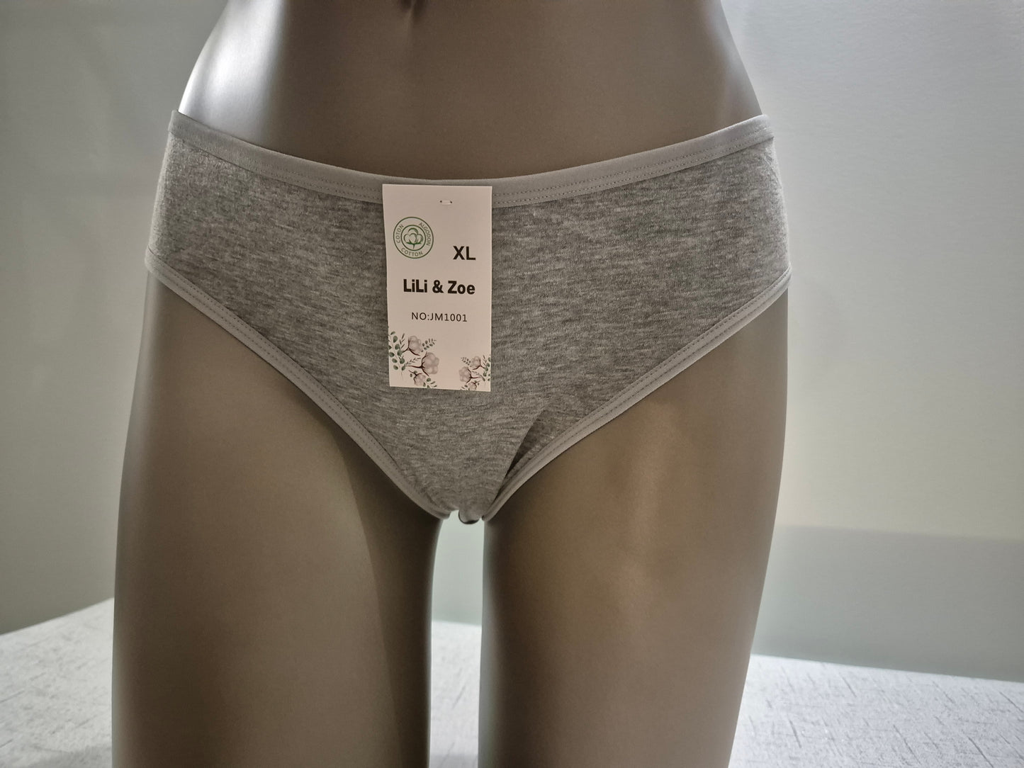 Slip en Coton VALENTINE 1001 Gris (LZ)