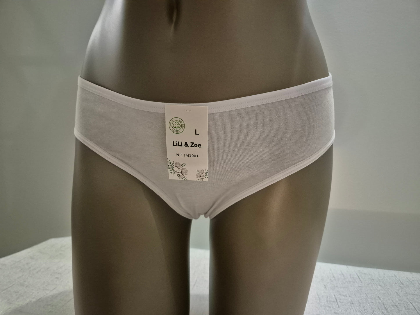 Slip en Coton VALENTINE 1001 Blanc (LZ)