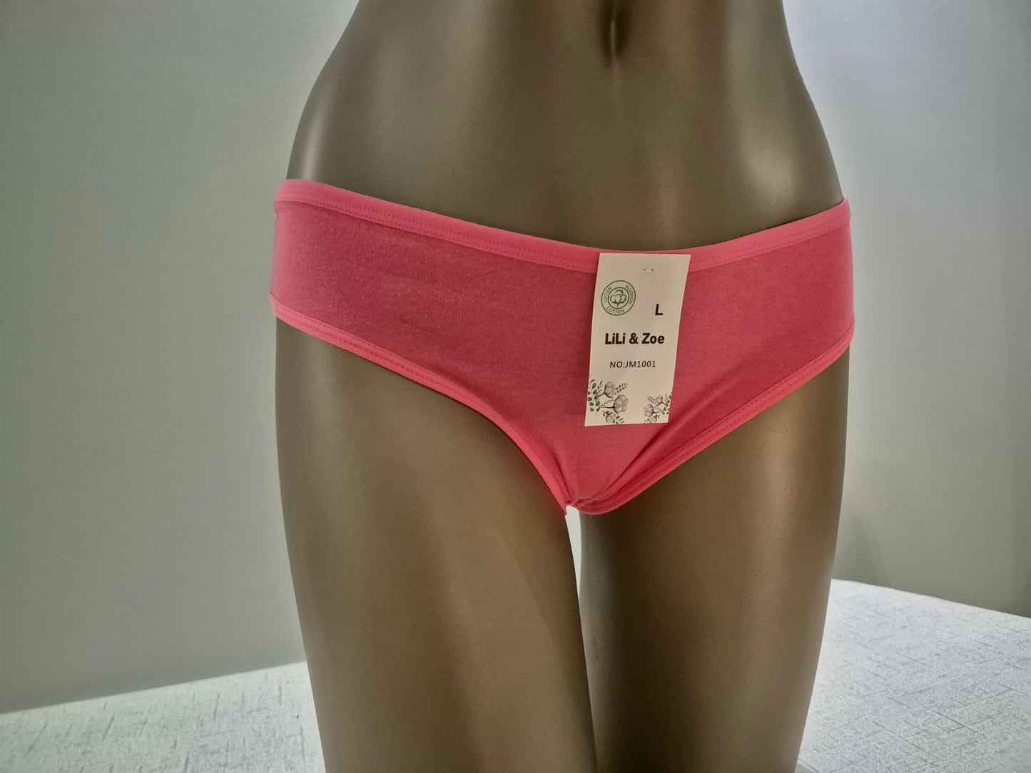 Slip en Coton VALENTINE 1001 Rose (LZ)