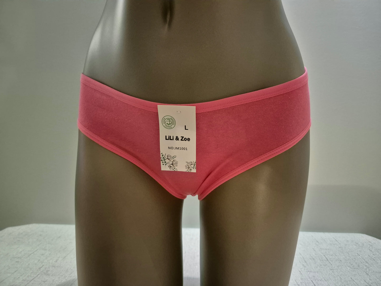 Slip en Coton VALENTINE 1001 Rose (LZ)