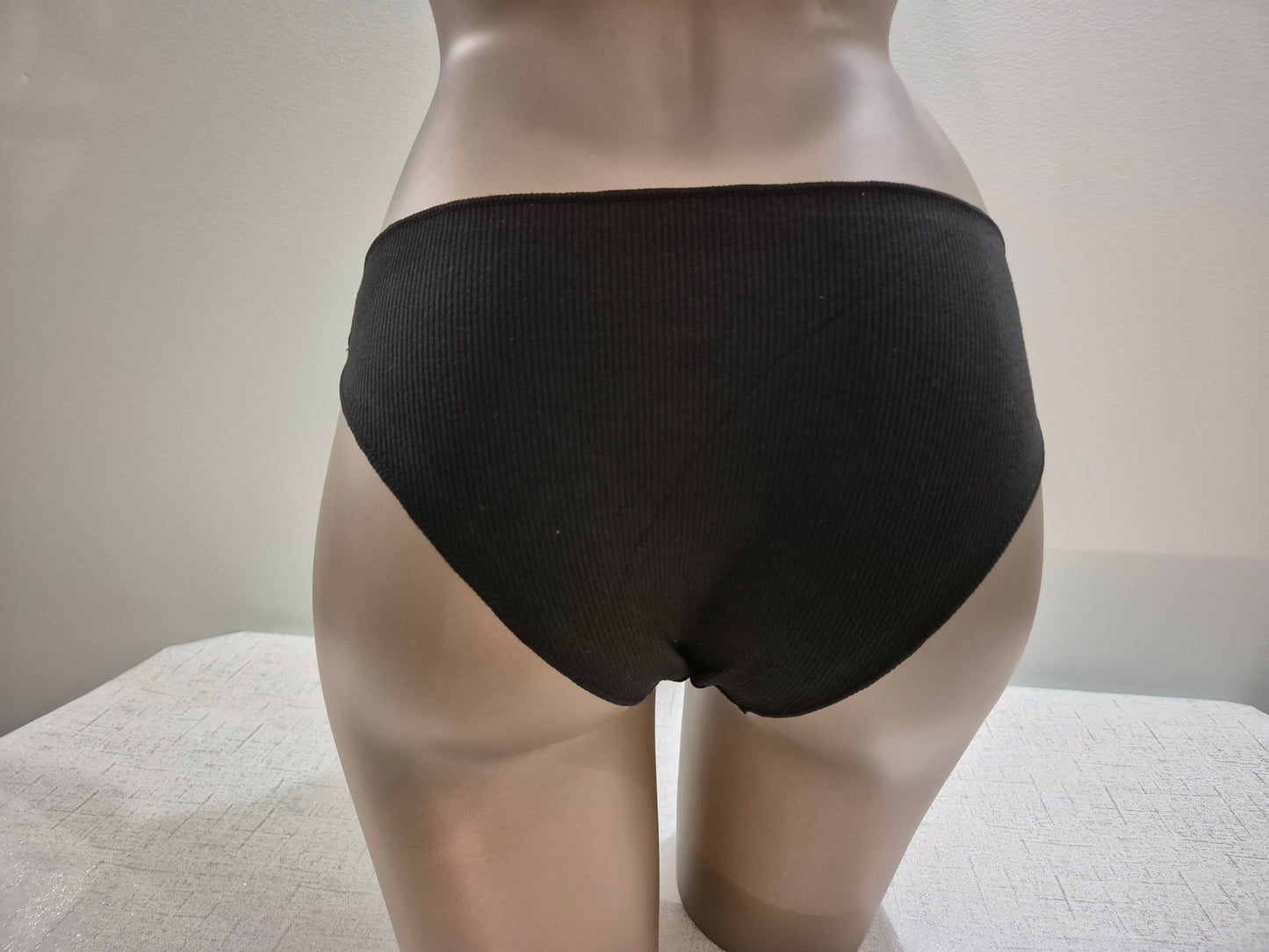 Slip en Coton SOLENE 182 Noir (LZ)