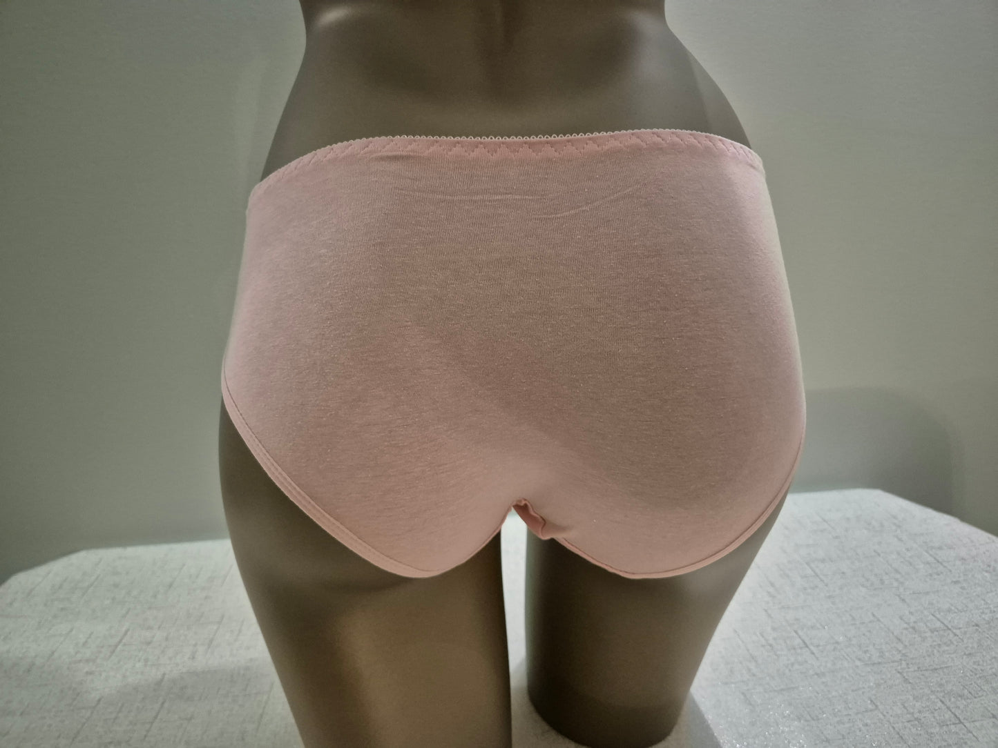 Slip en Coton et Dentelle LOUISE 9943 Rose (LZ)