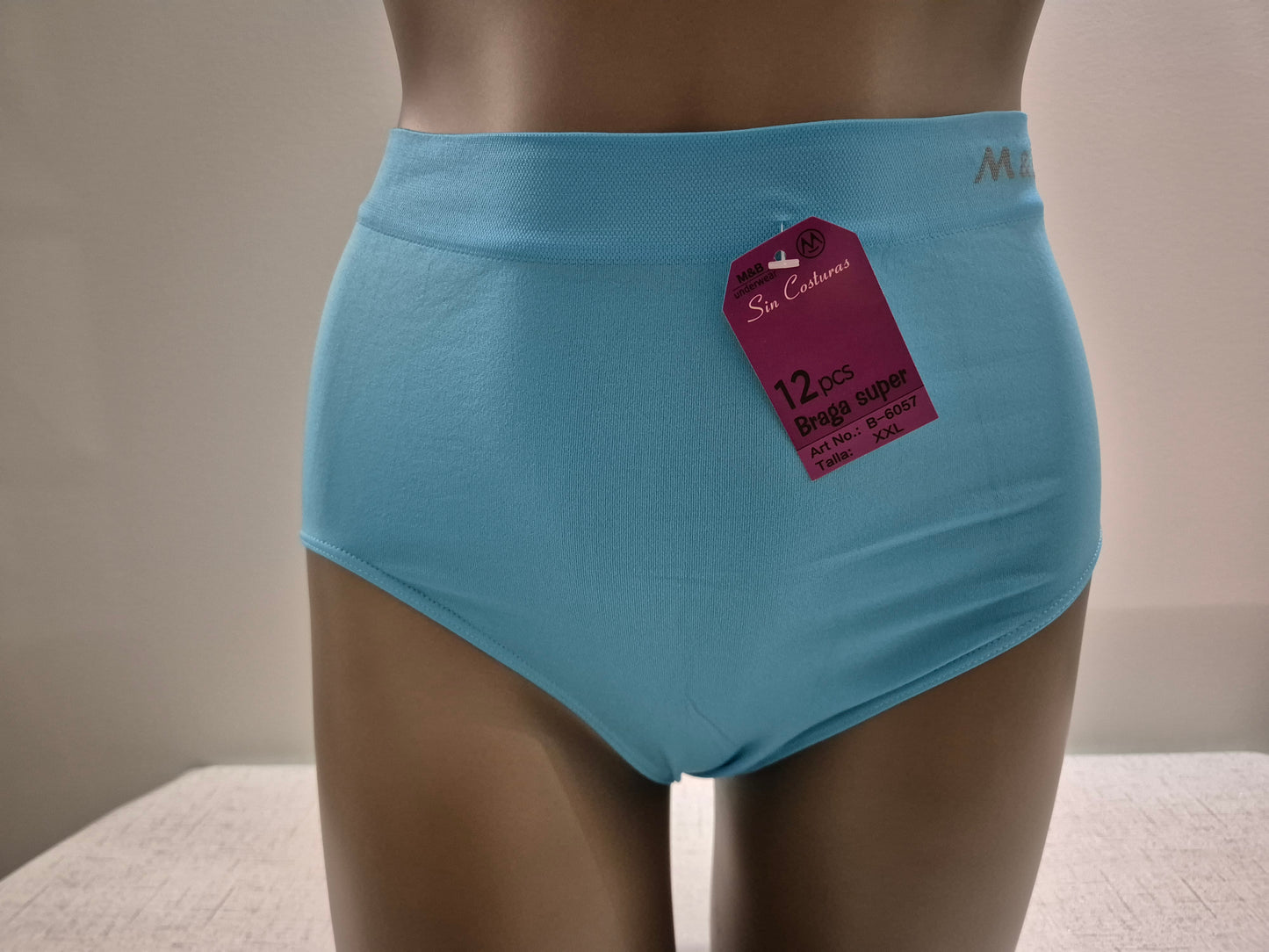 Culotte en Microfibre JEANNE 6057 Bleu (LZ) GRANDE TAILLE