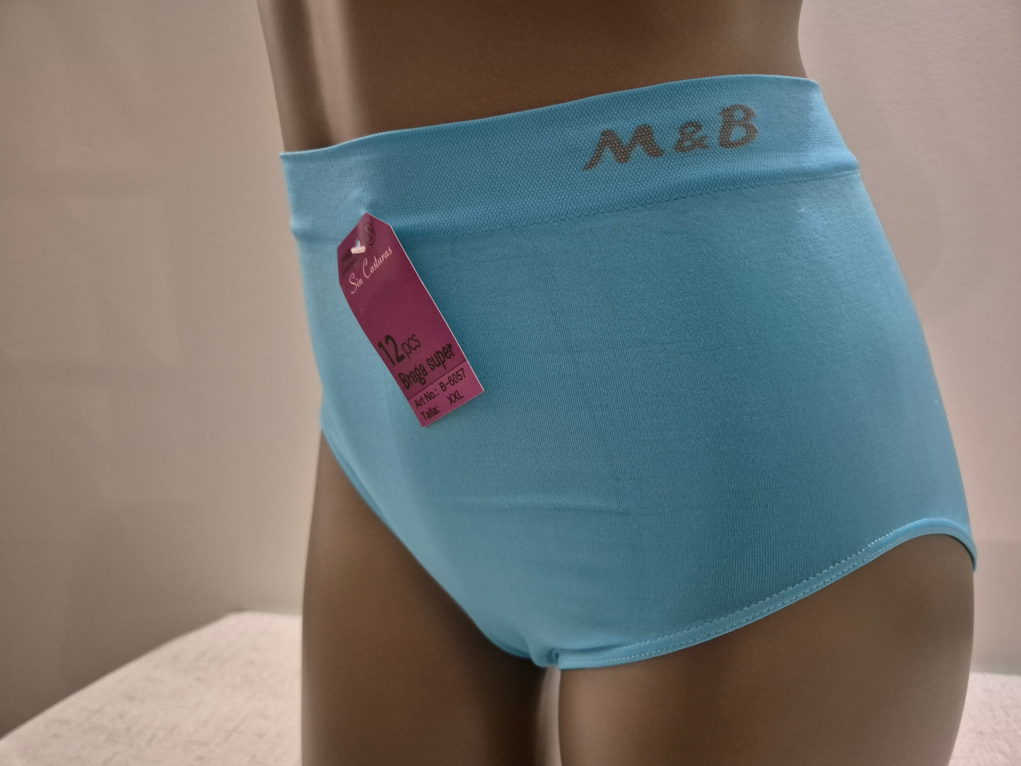 Culotte en Microfibre JEANNE 6057 Bleu (LZ) GRANDE TAILLE