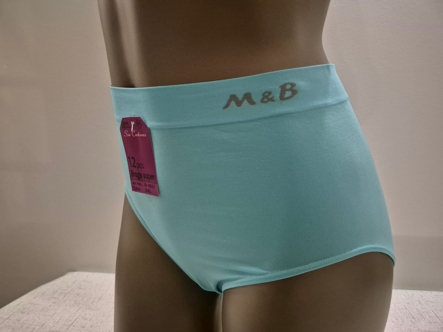 Culotte en Microfibre JEANNE 6057 Bleu Ciel (LZ) GRANDE TAILLE