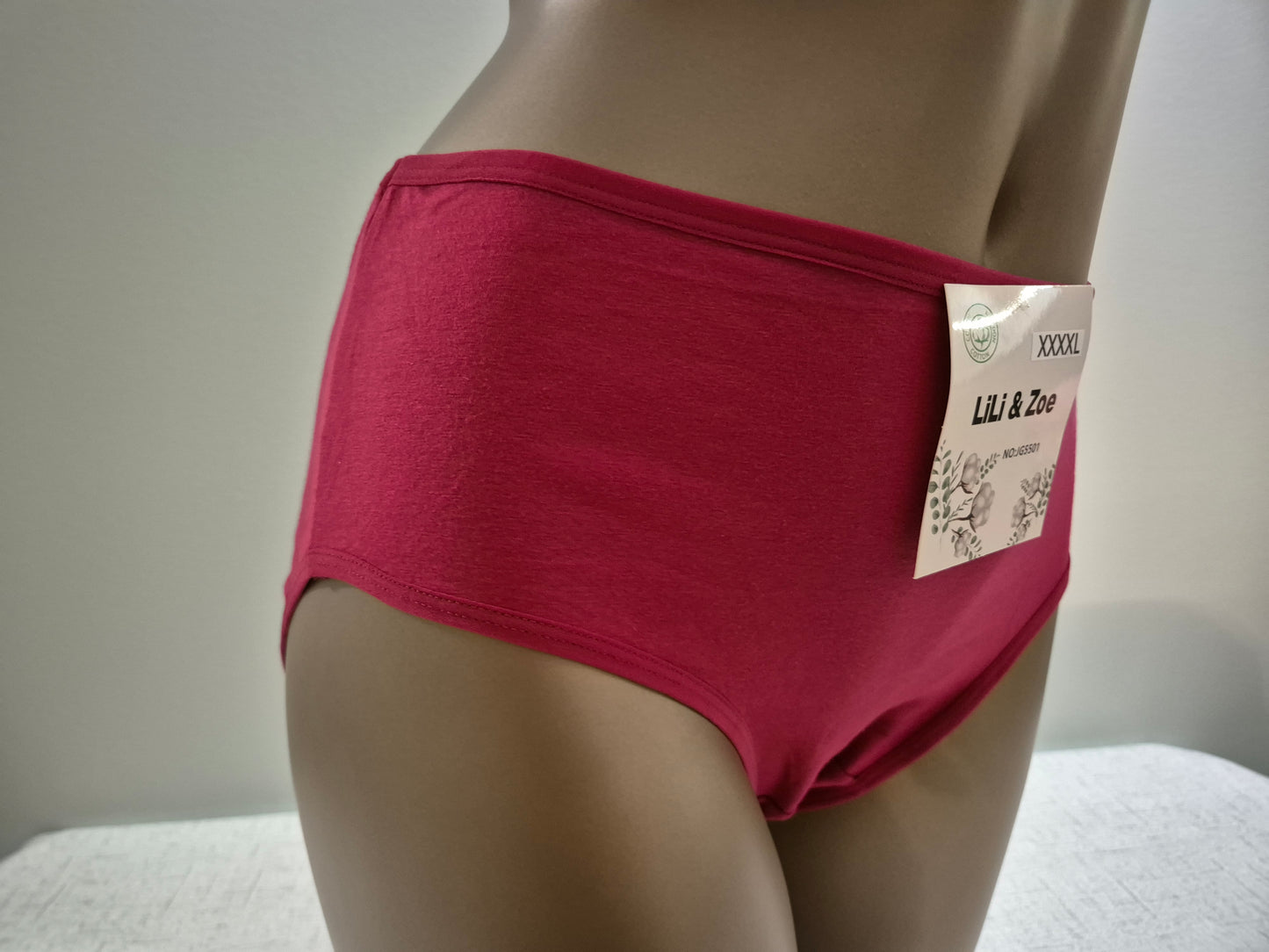 Culotte en Coton VICTORIA 5501 BORDEAUX (LZ) GRANDE TAILLE