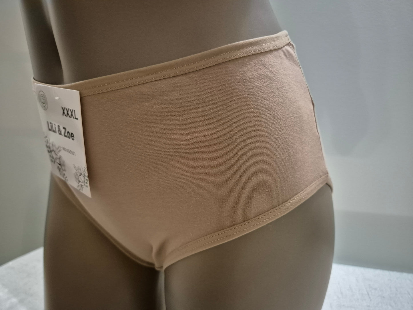 Culotte en Coton VICTORIA 5501 Beige (LZ) GRANDE TAILLE