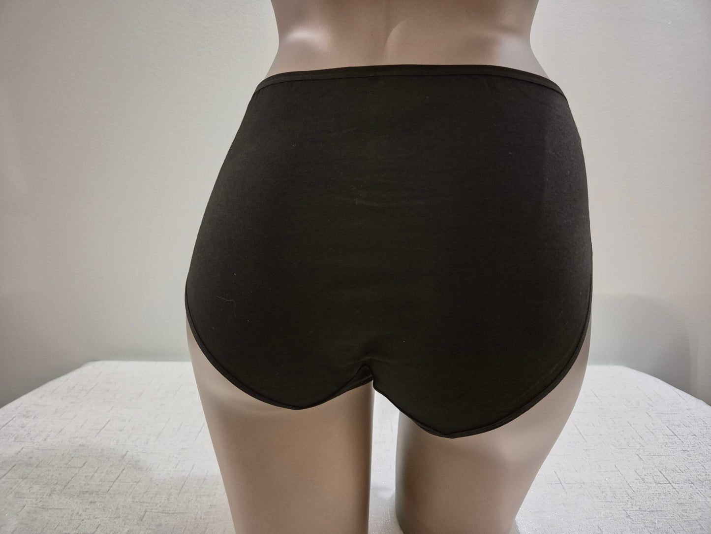 Culotte en Coton VICTORIA 5501 Noir (LZ) GRANDE TAILLE