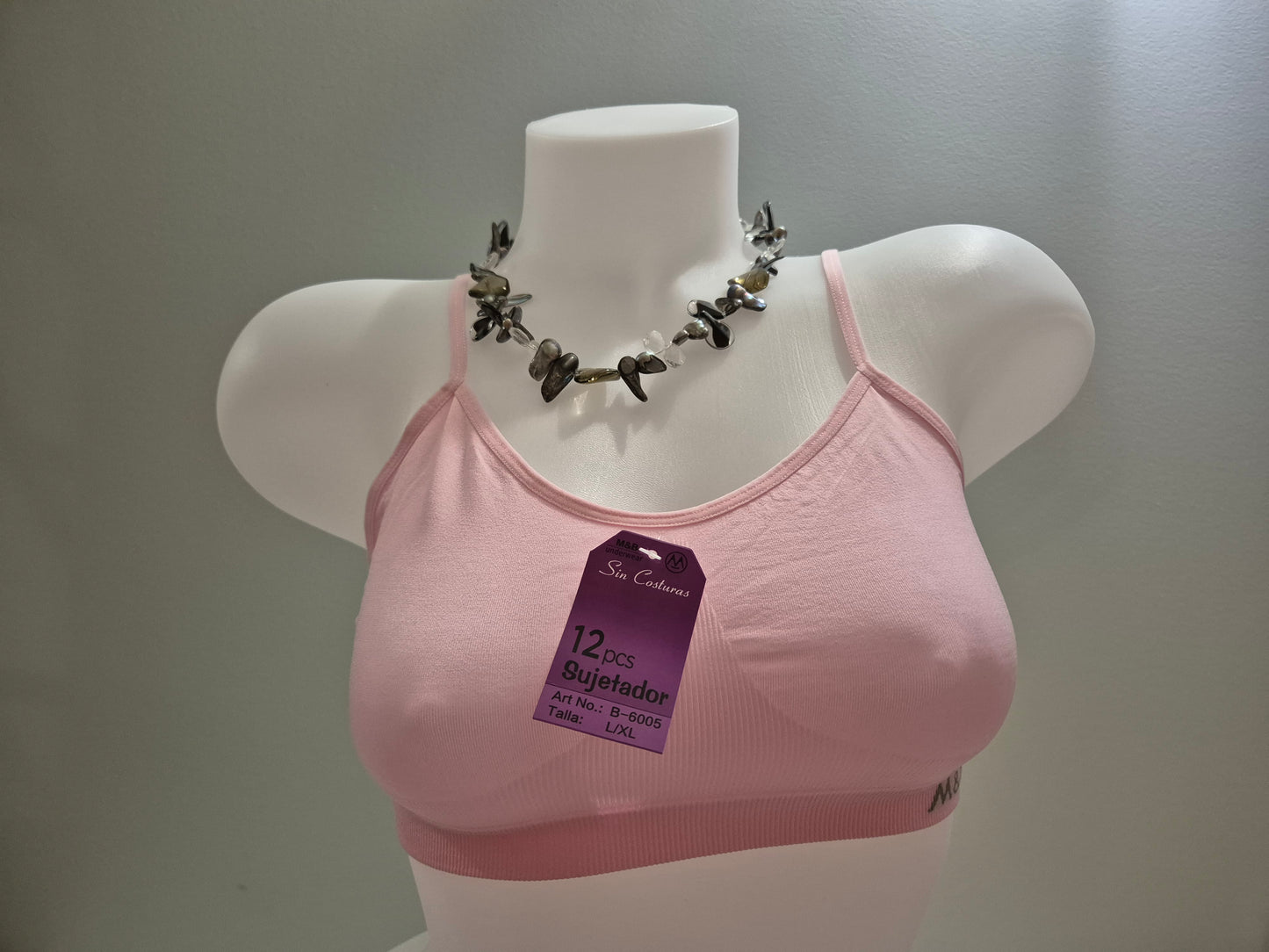 Brassière fines bretelles ALIX B6005 ROSE (LZ)