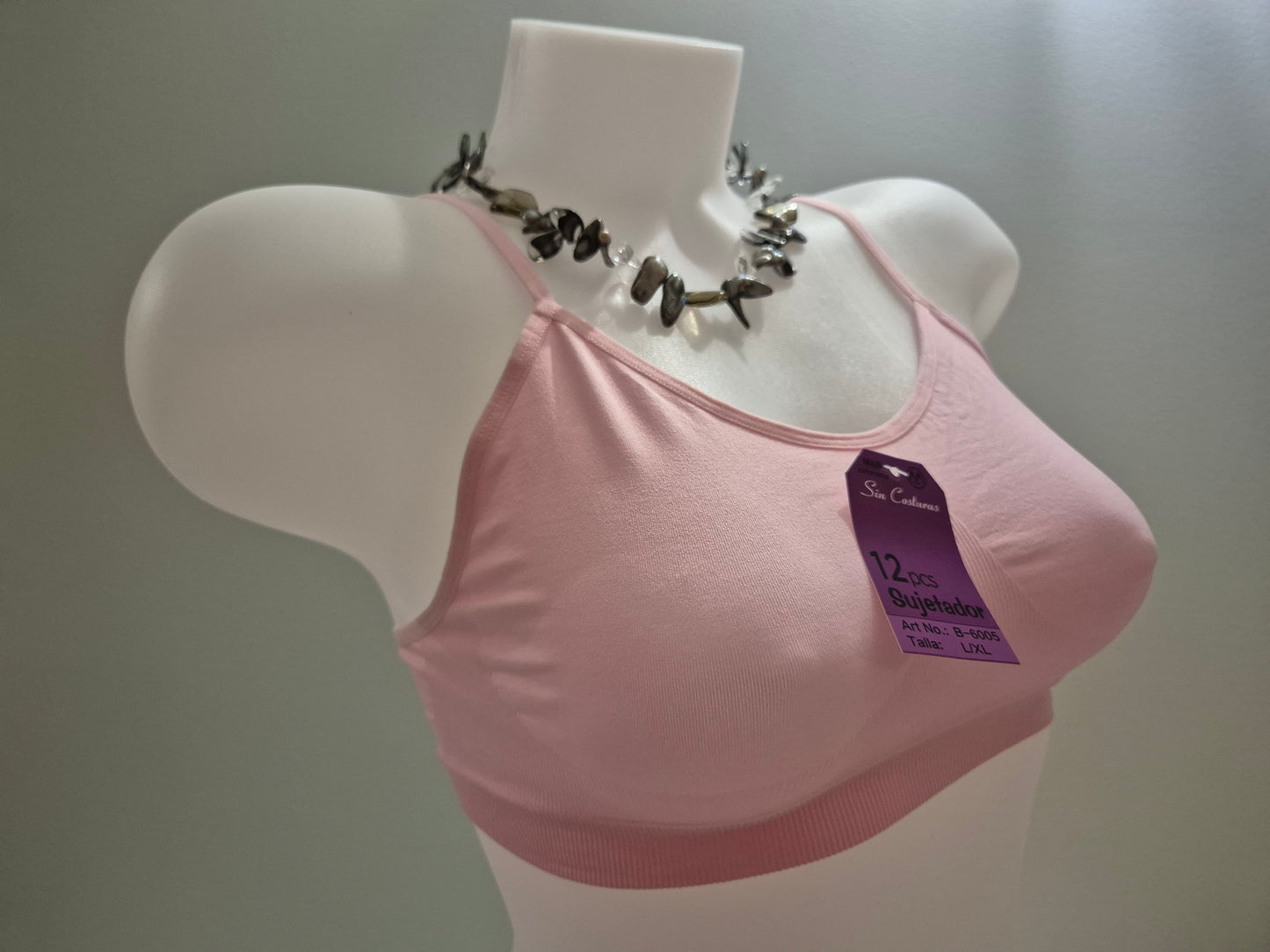 Brassière fines bretelles ALIX B6005 ROSE (LZ)