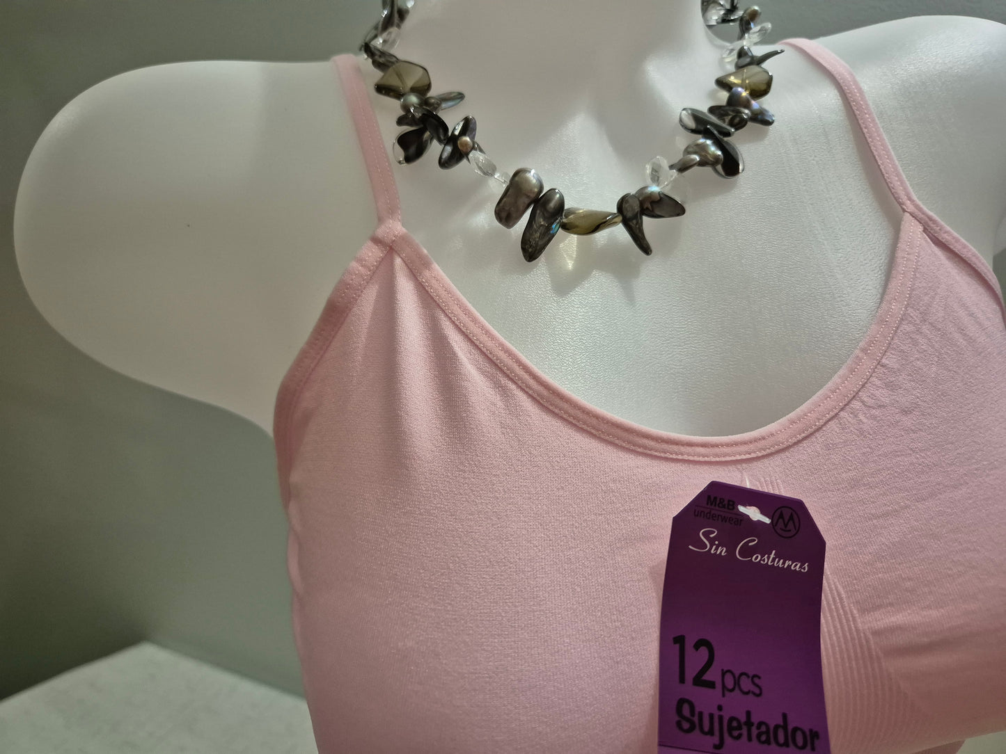 Brassière fines bretelles ALIX B6005 ROSE (LZ)
