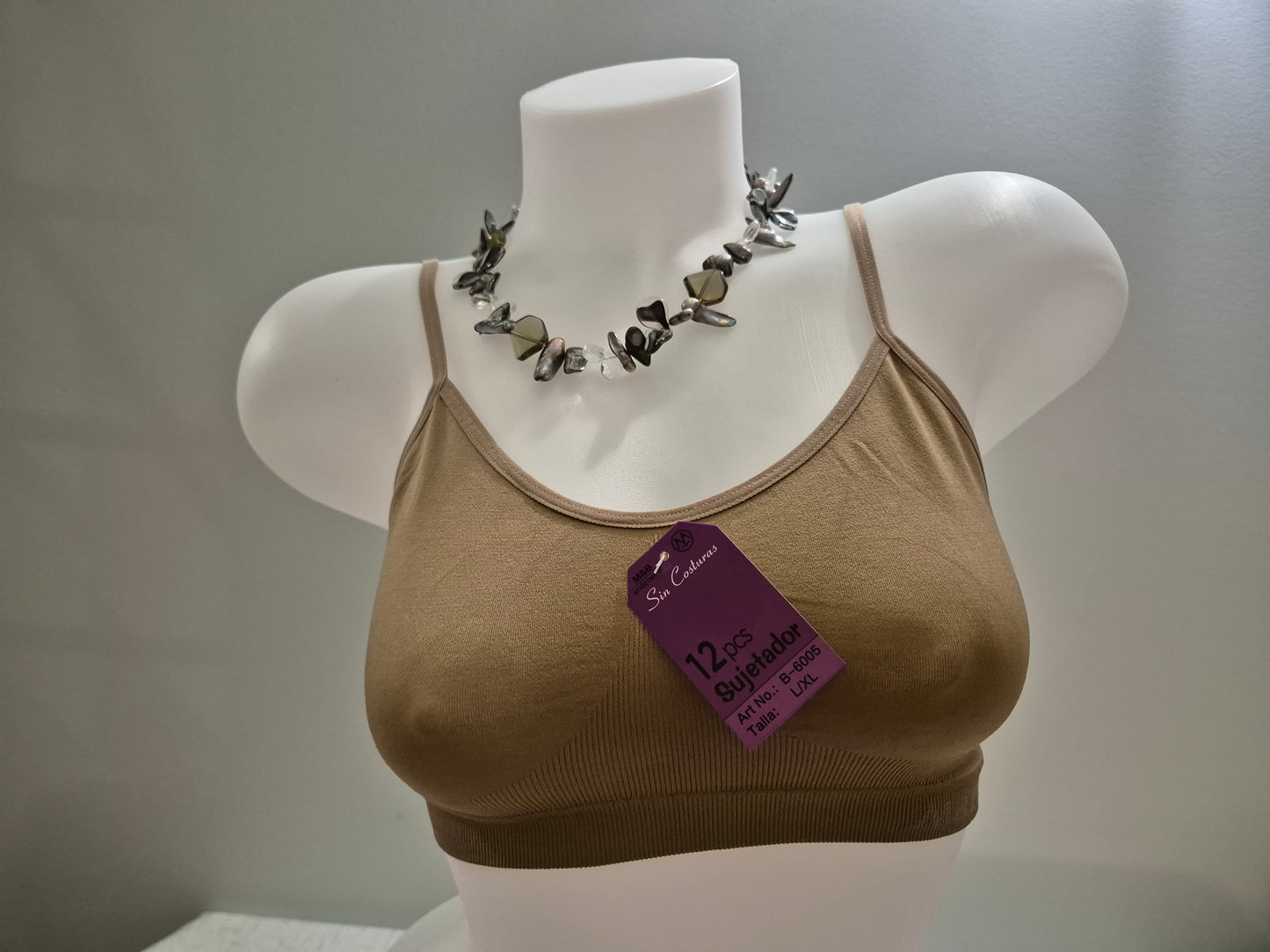 Brassière fines bretelles ALIX B6005 Cappuccino (LZ)