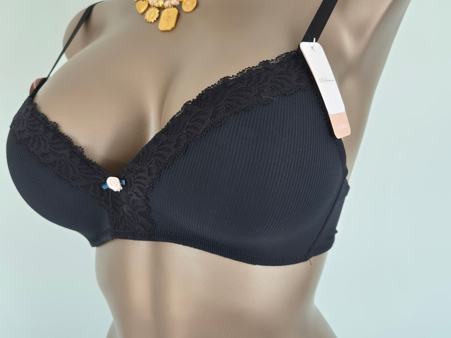 Soutien-gorge Bonnet B JADE 5467 Noir (LL)