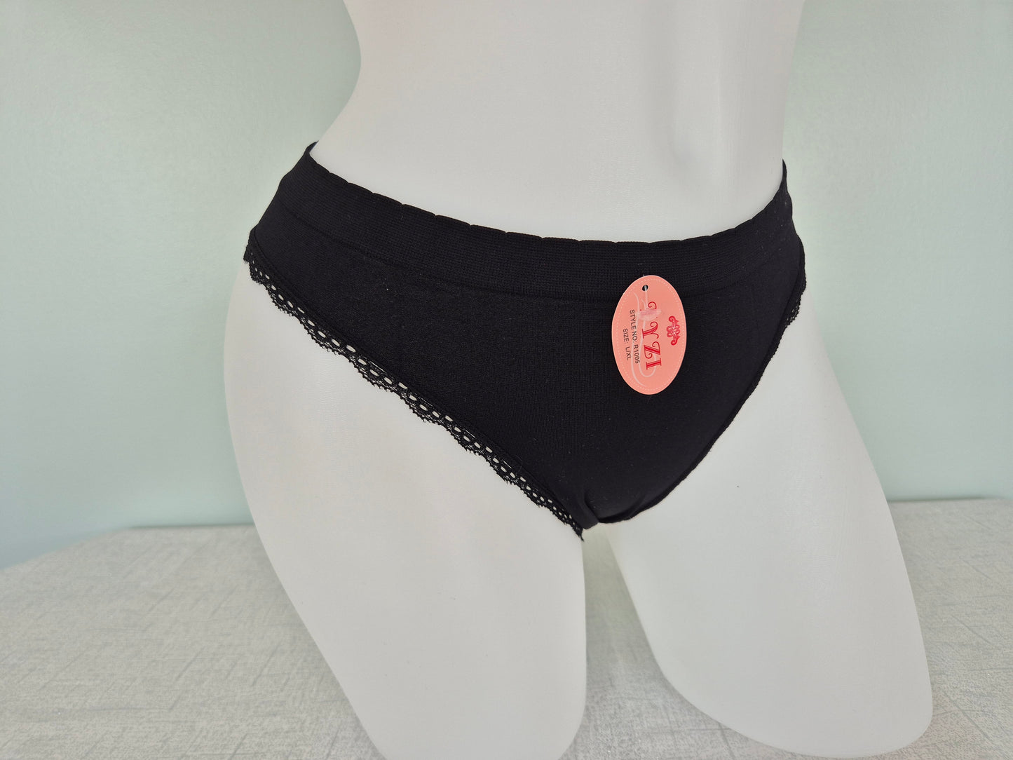 Slip en microfibre JILL 1005 Noir (LL)