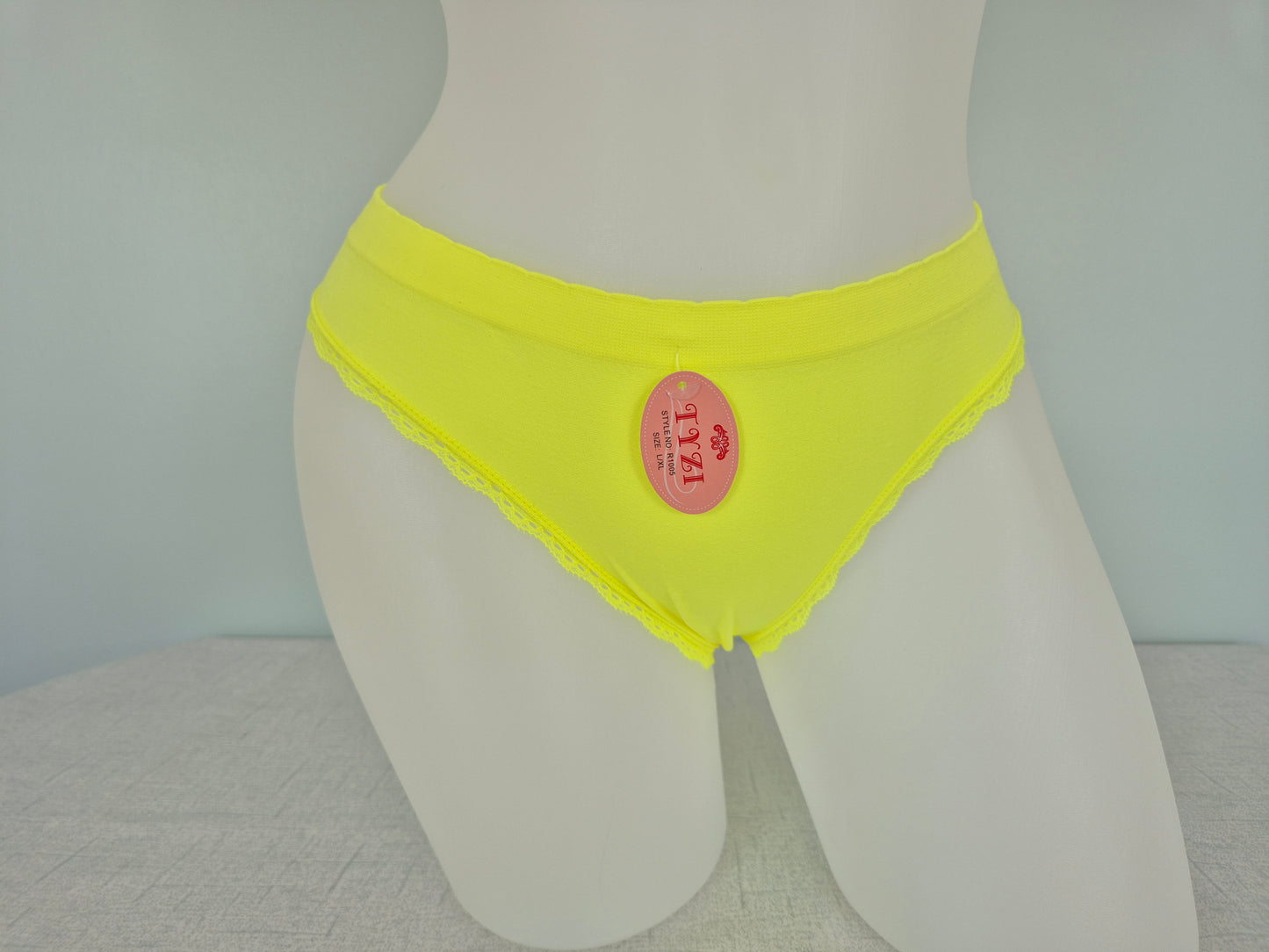 Slip en microfibre JILL 1005 Jaune (LL)