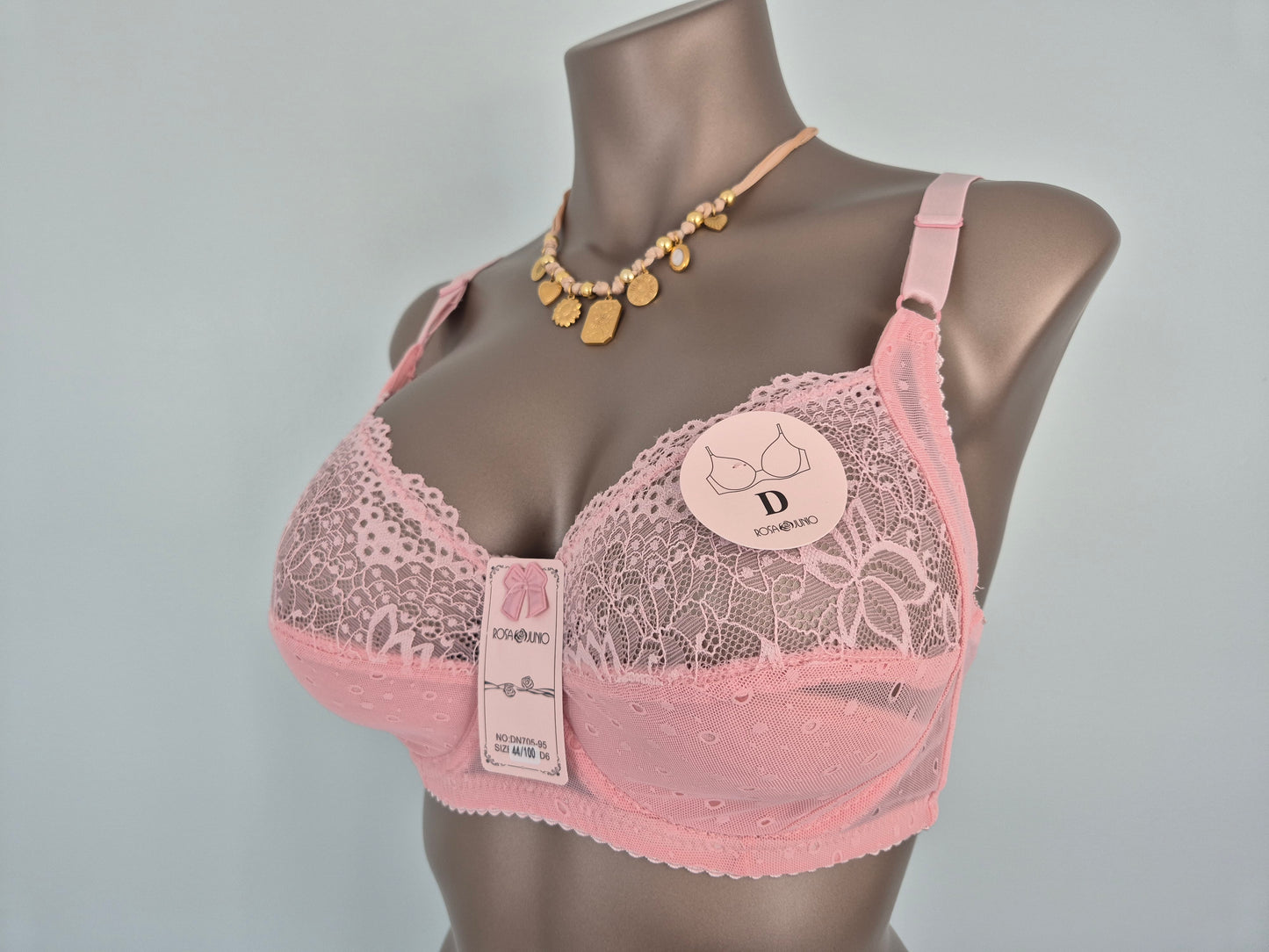 Soutien-gorge GABY bonnet D 705 Rose (LL)