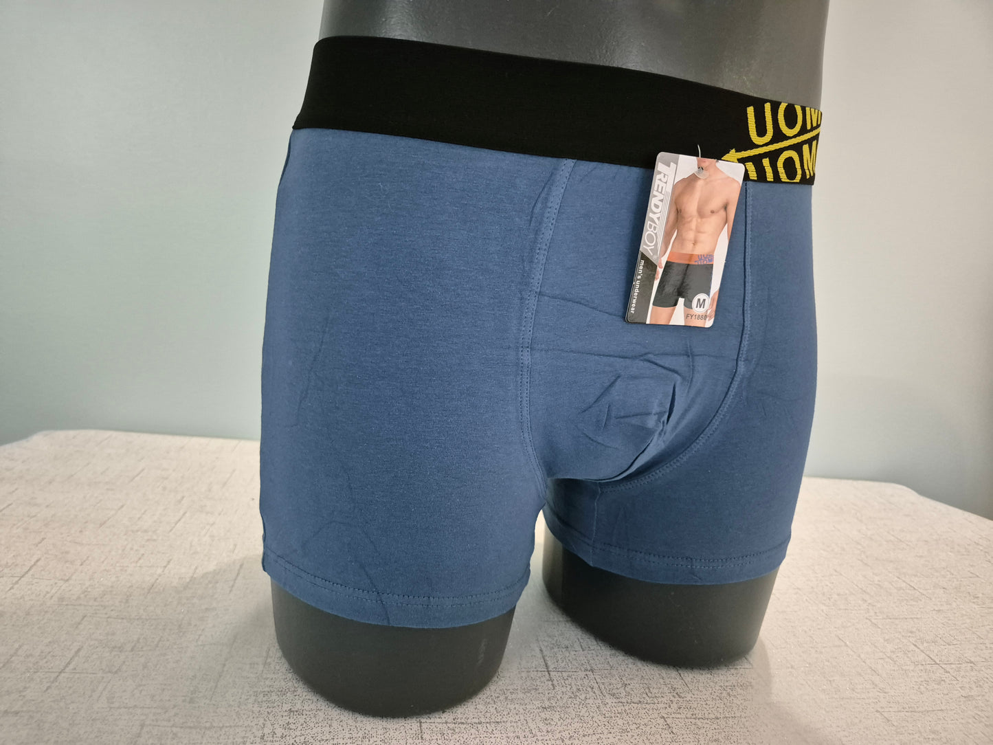 Boxer Homme LUCIEN Bleu Uomo Jaune 1904 (FY)