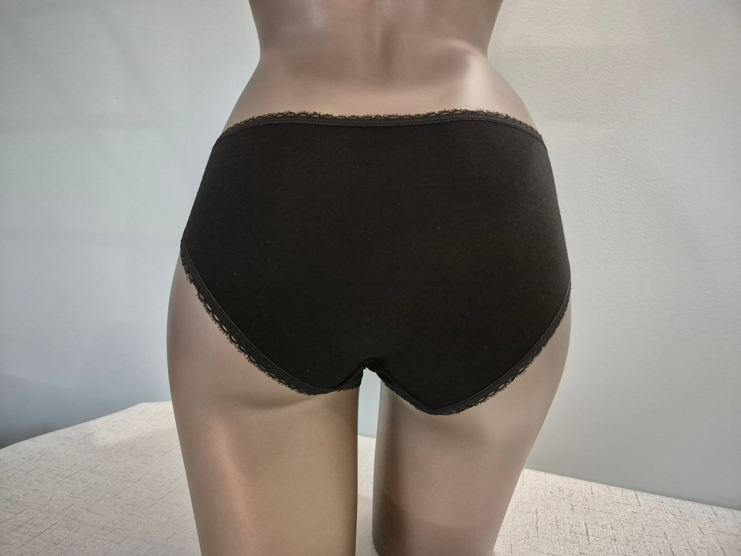 Slip en Coton CLARA 60046 Noir (FY)