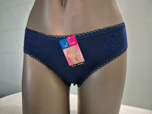 Slip en Coton CLARA 60046 Bleu (FY)