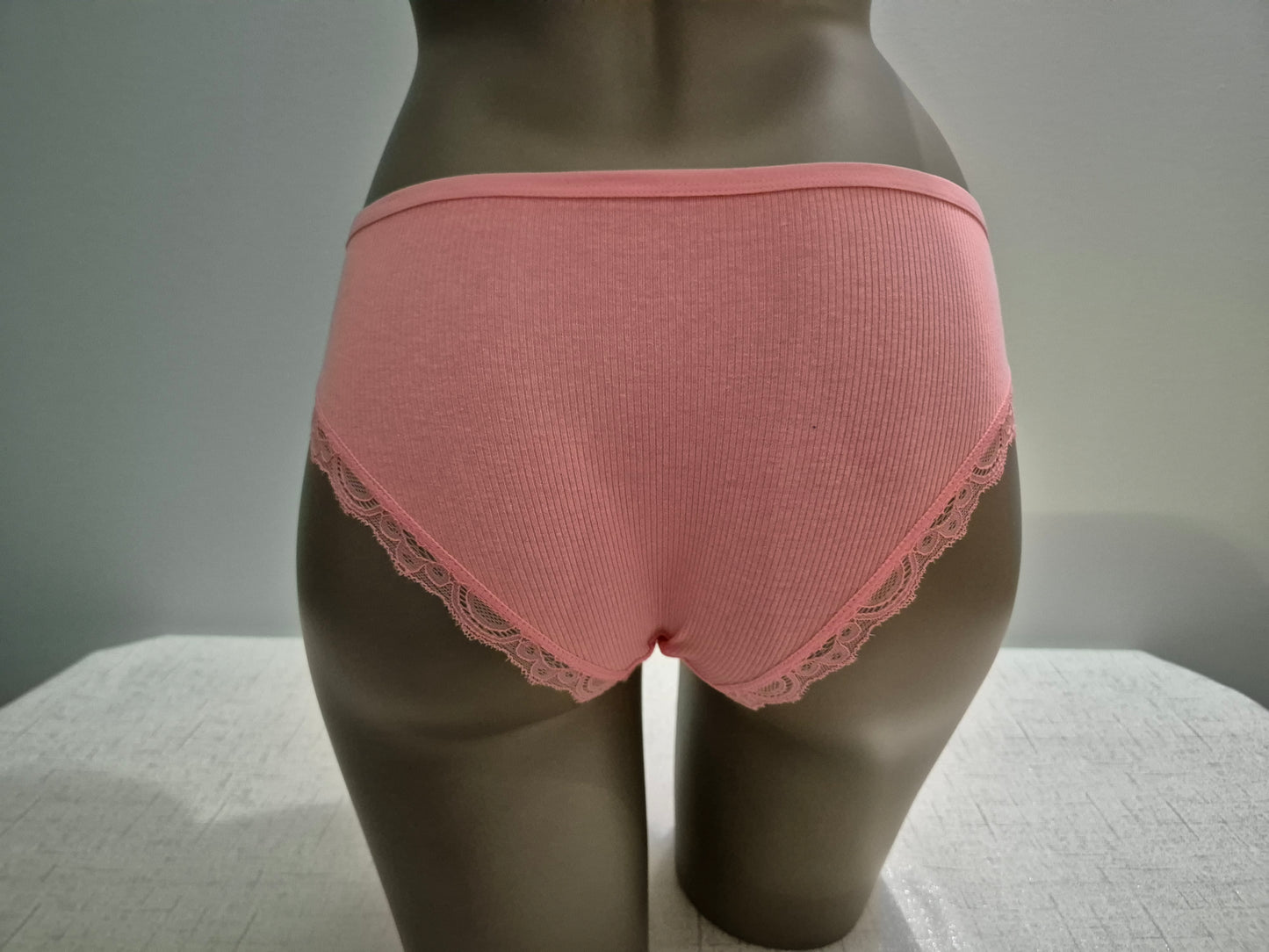 Slip en Coton et Dentelle CAPUCINE 60118 Abricot (FY)