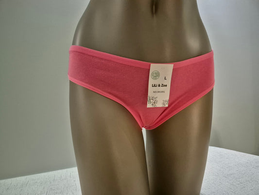 Slip en Coton VALENTINE 1001 Rose (LZ)