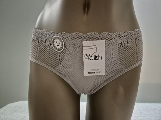 Slip en Coton et Dentelle LOUISE 9943 Taupe (LZ)