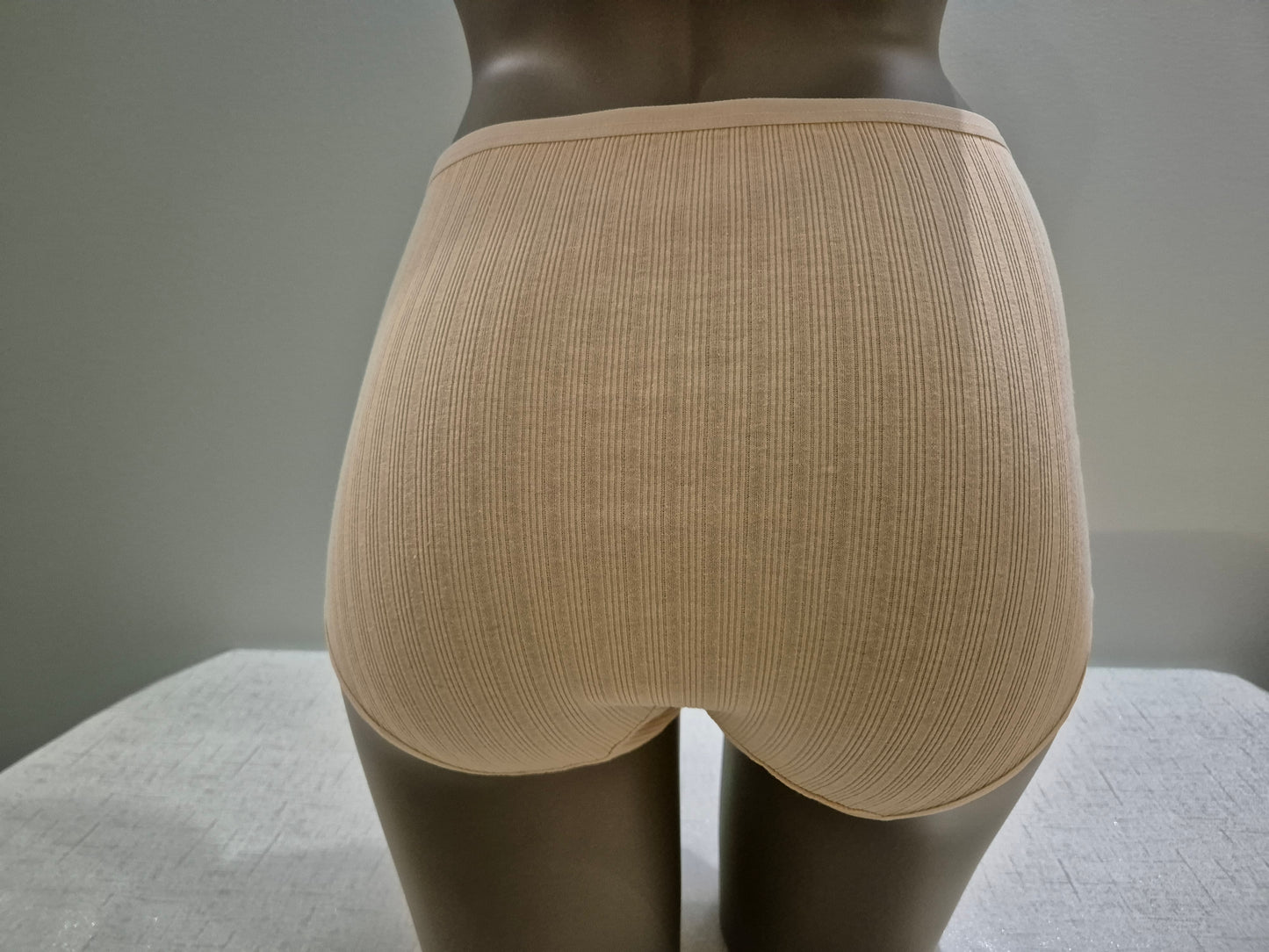 Culotte en Coton et Dentelle COLINE 3662 Beige (LZ) GRANDE TAILLE