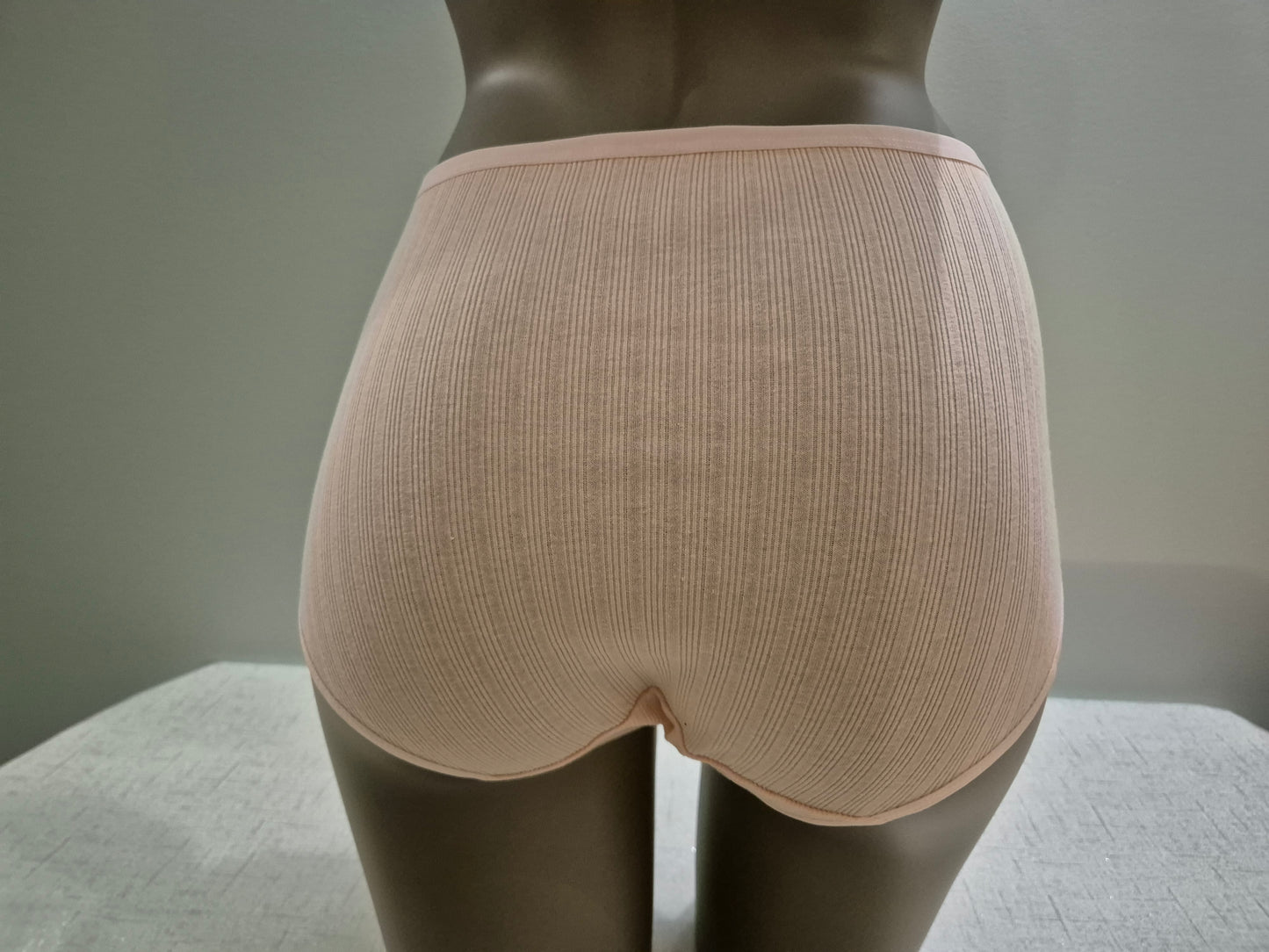 Culotte en Coton et Dentelle COLINE 3662 Rose (LZ) GRANDE TAILLE