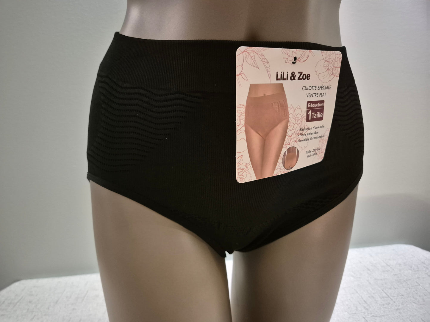 Culotte gainante LEONIE 908 Noir (LZ)