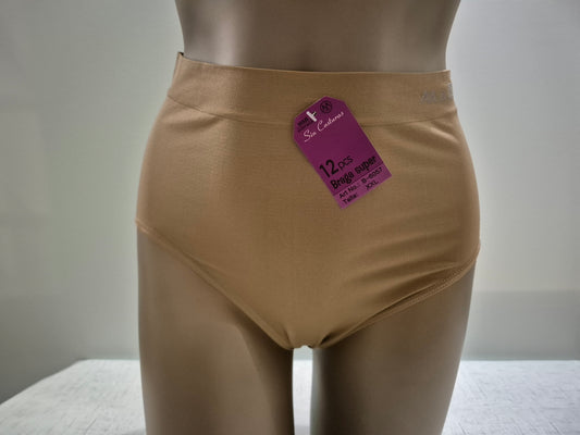 Culotte en Microfibre JEANNE 6057 Chocolat (LZ) GRANDE TAILLE