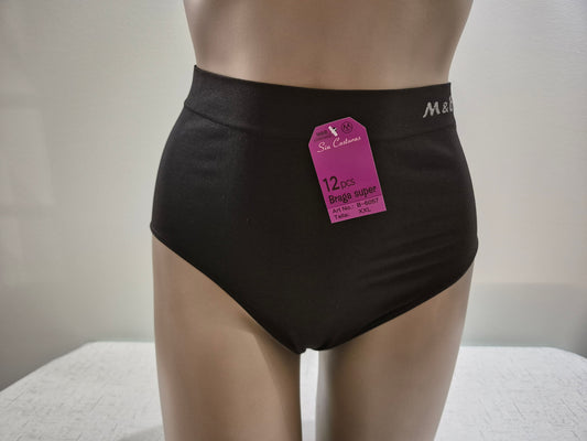 Culotte en Microfibre JEANNE 6057 Noir (LZ) GRANDE TAILLE