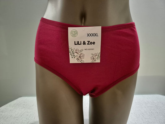 Culotte en Coton VICTORIA 5501 BORDEAUX (LZ) GRANDE TAILLE