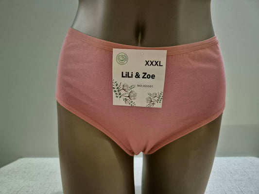 Culotte en Coton VICTORIA 5501 Rose (LZ) GRANDE TAILLE