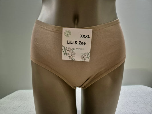 Culotte en Coton VICTORIA 5501 Beige (LZ) GRANDE TAILLE