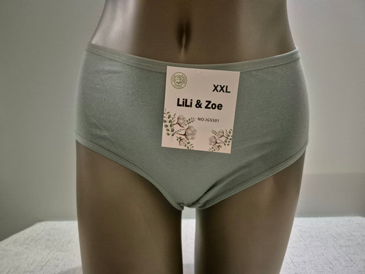 Culotte en Coton VICTORIA 5501 Vert (LZ) GRANDE TAILLE