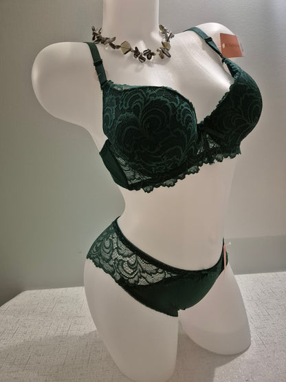 Soutien-gorge push up et slip ALICE 9701 Vert (HN)
