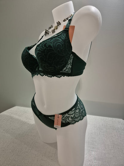 Soutien-gorge push up et slip ALICE 9701 Vert (HN)