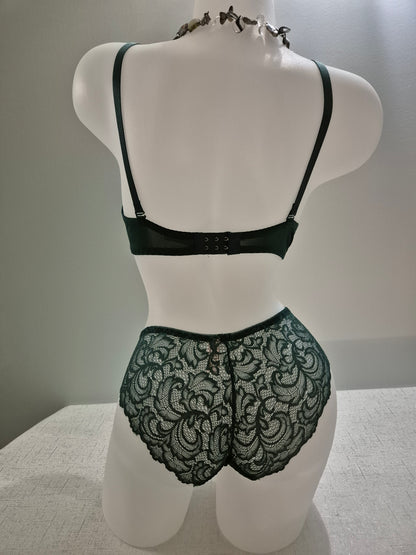 Soutien-gorge push up et slip ALICE 9701 Vert (HN)