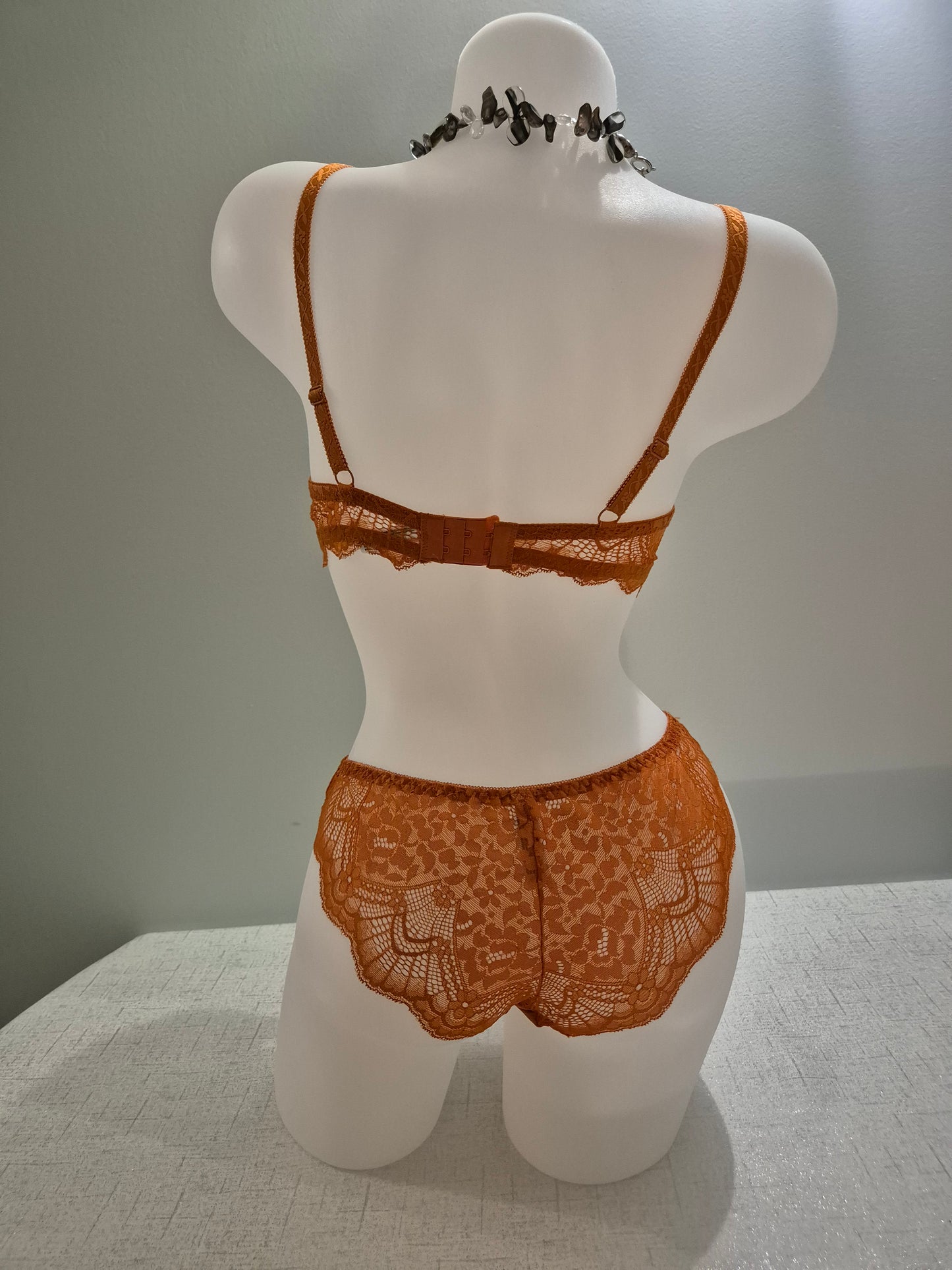 Ensemble soutien-gorge push up et slip ELOISE 209 Caramel (LZ)