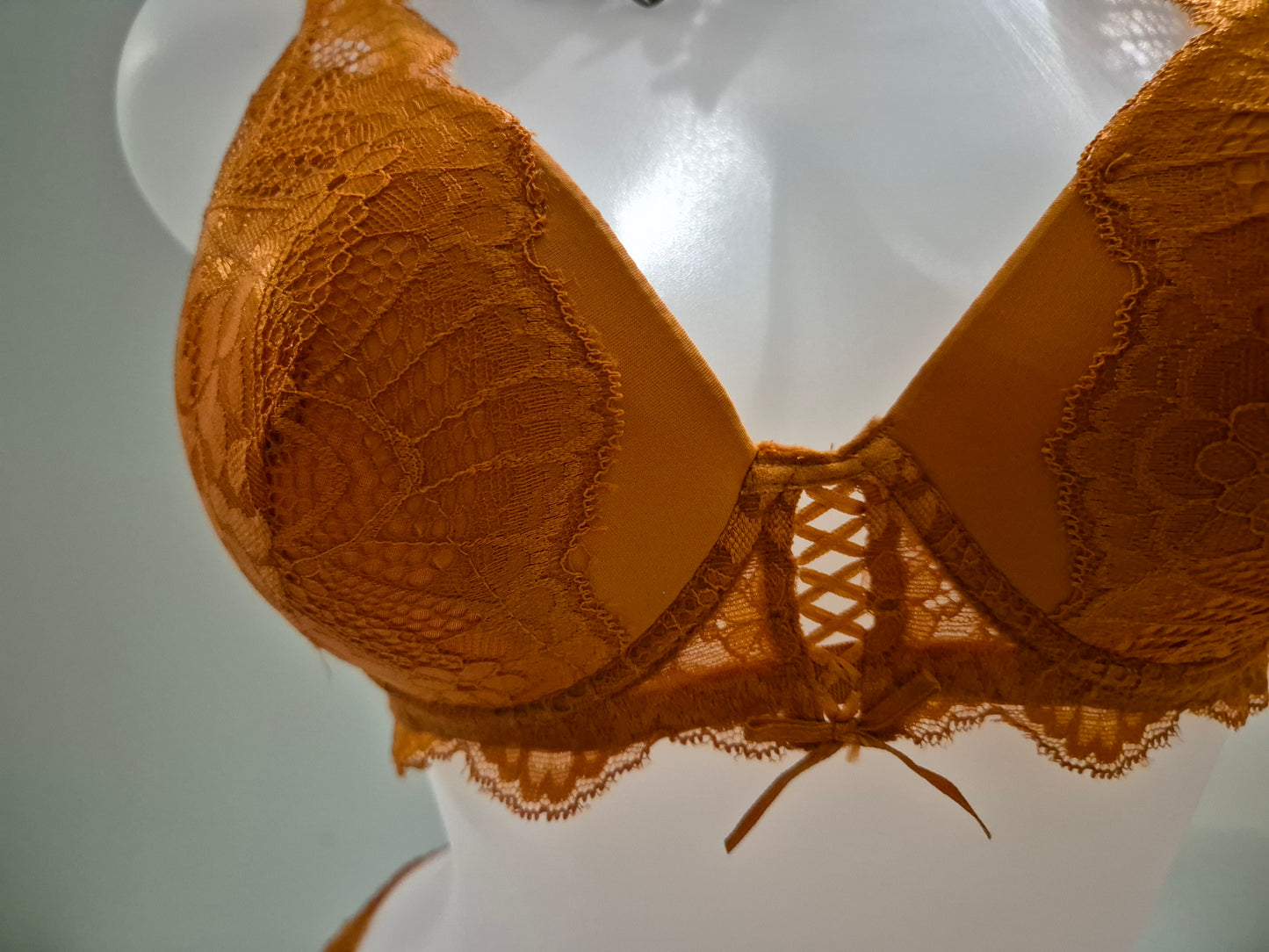 Ensemble soutien-gorge push up et slip ELOISE 209 Caramel (LZ)