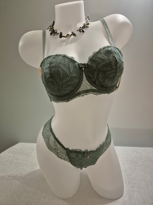Ensemble soutien-gorge et tanga ANAIS 3126 Vert (LZ)