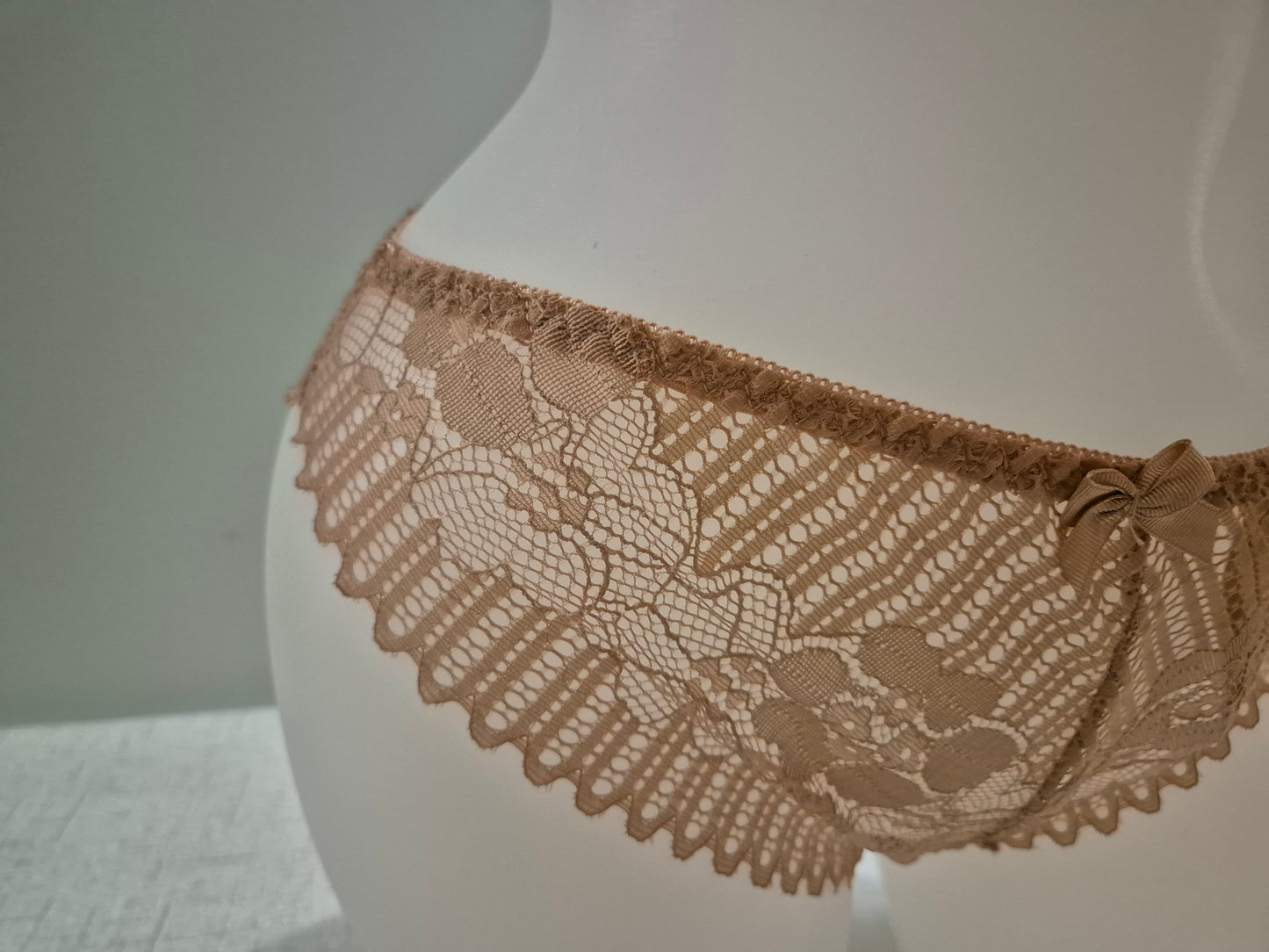 Ensemble soutien-gorge push up et tanga JULIE 232 Rose Poudré (LZ)