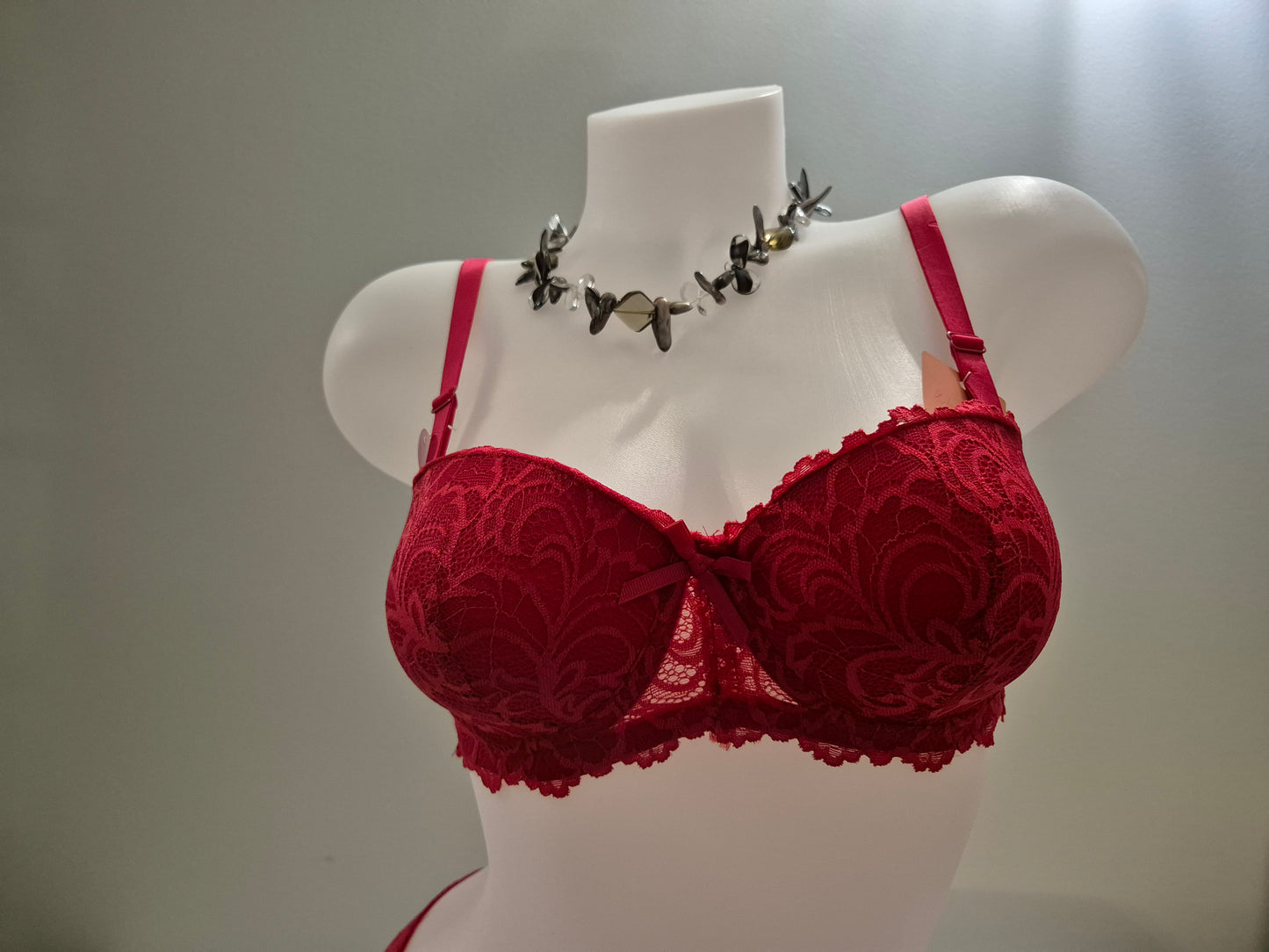 Ensemble soutien-gorge et slip ZOE 9700 Rouge (HN)