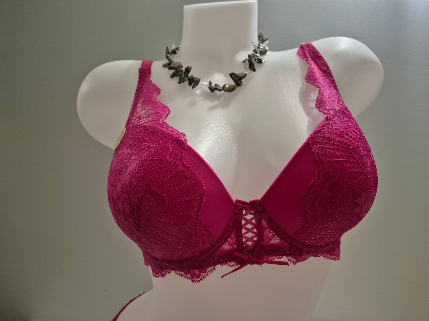 Ensemble soutien-gorge push up et slip ELOISE 209 ROSE FUSHIA (LZ)