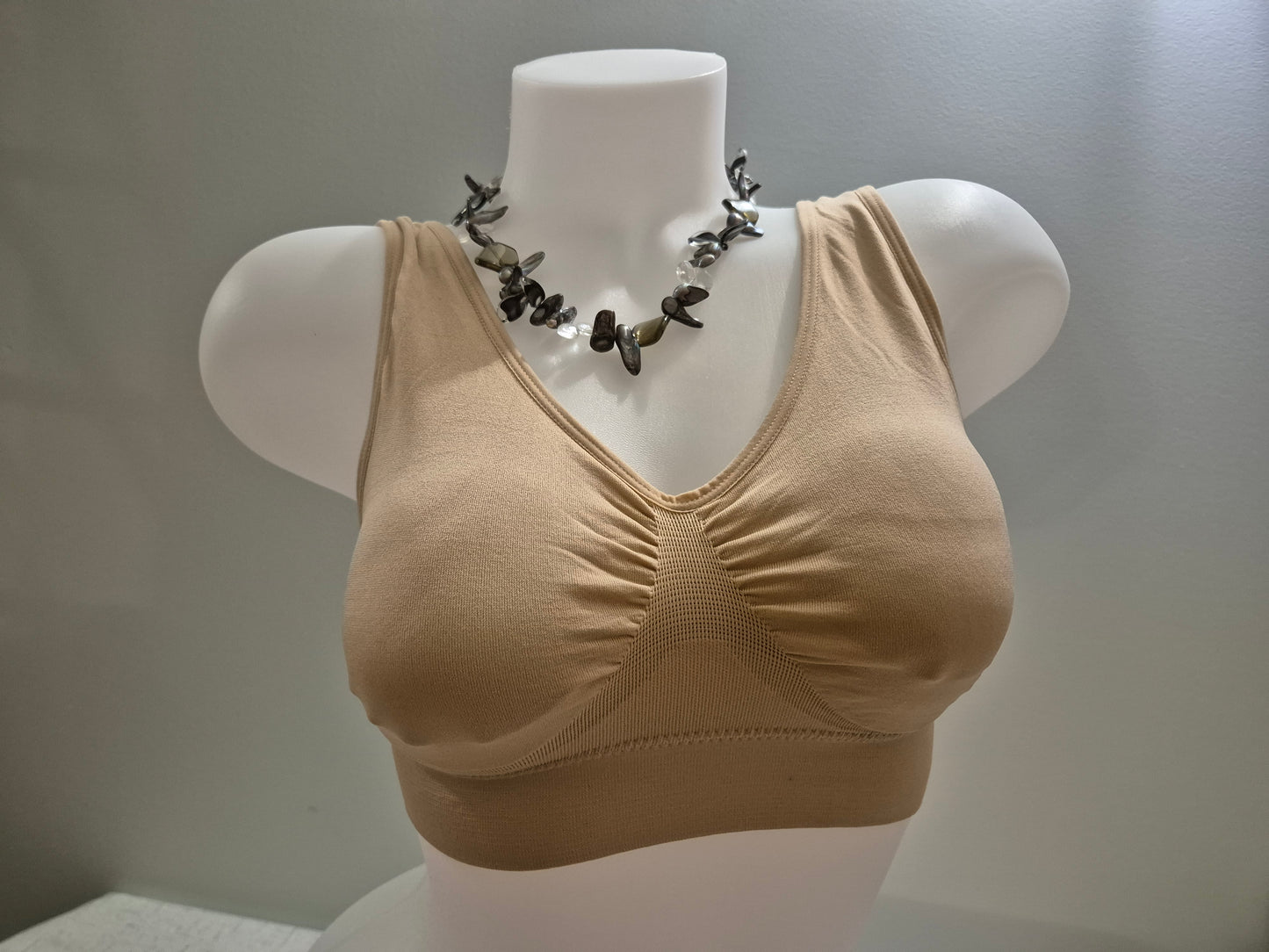 Brassière MINA (GRANDE TAILLE )2252 Beige (LL)