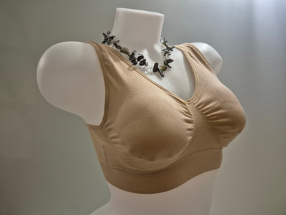 Brassière MINA (GRANDE TAILLE )2252 Beige (LL)